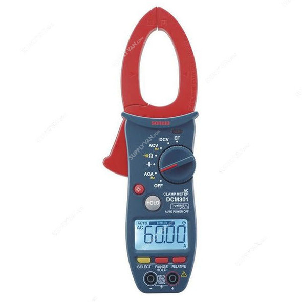 Sanwa Digital AC Clamp Meter, DCM301, 1000A