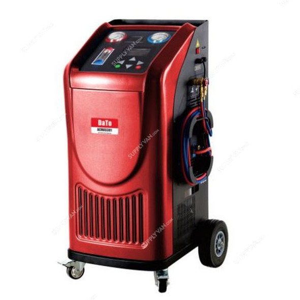 Dato Vehicle Air Conditioner Recycling Machine, ACMAS301, 220VAC, 20 Bar, 13.6 Kg Fuel Tank Capacity