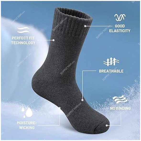 Ybaier Merino Wool Socks, Solid, 5 Pair/Pack Ybaier Merino Wool Socks, Solid, 5 Pair/Pack