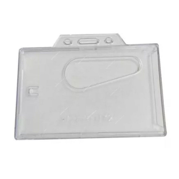 Modest ID Card Holder, B-12, 55MM Width x 85MM Length, Clear, 50 Pcs/Pack