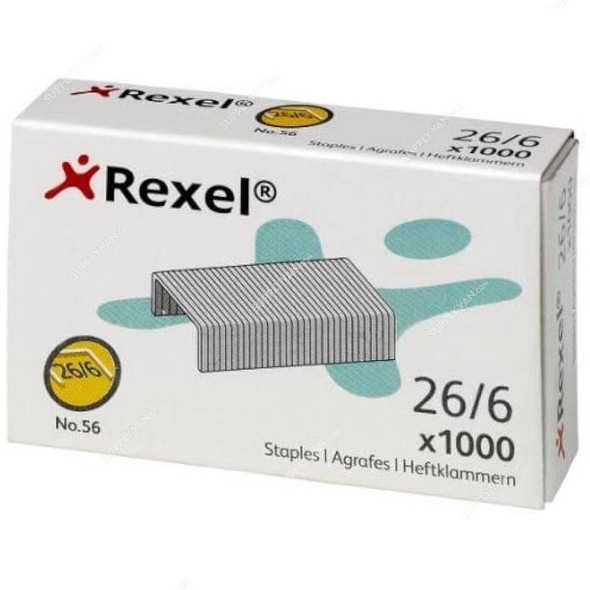 Rexel Staple Pin, No-56, 26/6, 1000 Pcs/Pack