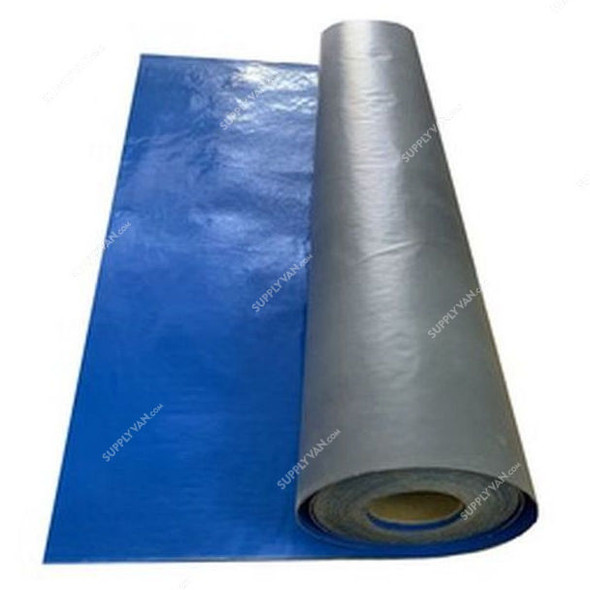 Waterproof Tarpaulin Sheet Roll, Bitumen, 1 Mtr Width x 20 Mtrs Length, Blue