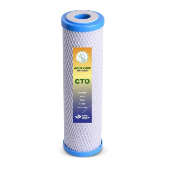 Aqua Care CTO Water Filter, 2.5 Inch Dia, 10 Inch Length