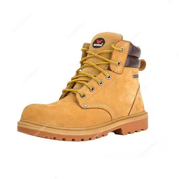 Rigman Electrical Shock Resistant 18KV Safety Shoes, ProSeries 6500, Leather, Size42, Honey