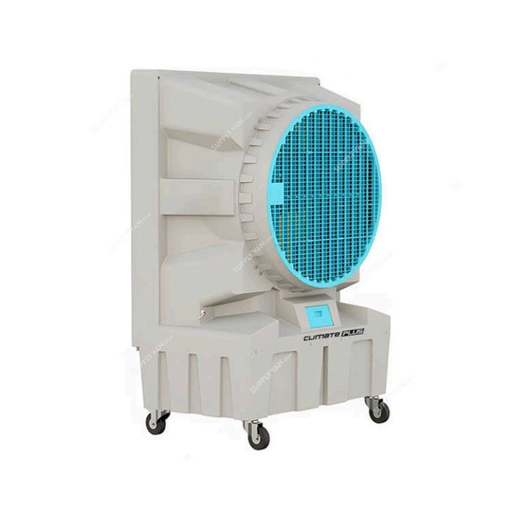 Climate Plus Evaporative Air Cooler, CM-26000, 850W, 26000 Cu.Mtr/Hr, 150 Ltrs Tank Capacity, Grey