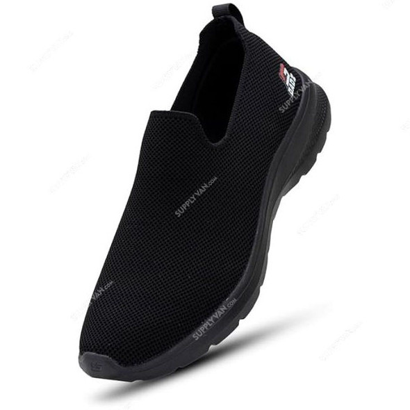 Gadz Mens Sneaker Safety Shoes, MG1037-1, Mesh, Size40, Black