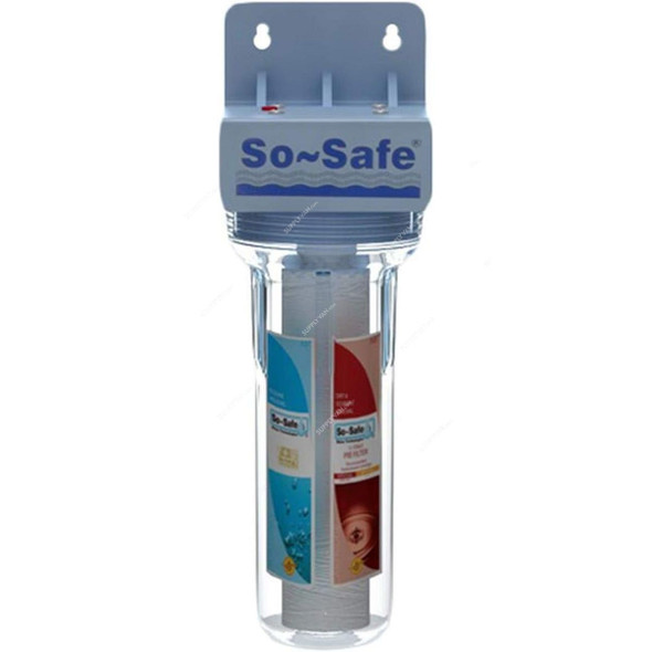 So-Safe In-line Ecoline Single Water Filter, FHEC101E, Polypropylene, 10 Inch Length