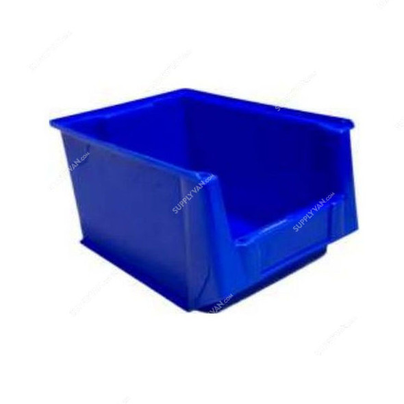 Heavy Duty Storage Bin, 125MM Height x 150MM Width x 225MM Length, Blue