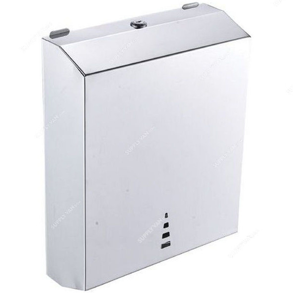 Kludi Rak Wall Mounted Paper Towel Dispenser, RAK90510, Stainless Steel, 362MM Height x 284MM Width