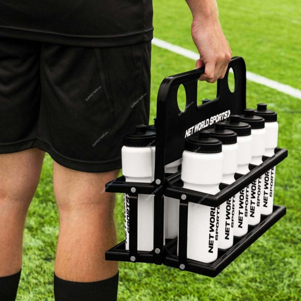 Nws Foldable Sports Watter Bottle Carrier, TR33094, 21CM Height x 48CM Length, 10 Bottles Capacity