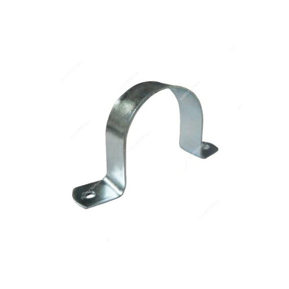 U-Strap Saddle Clamp, SS-316, Stainless Steel, 2 Inch, Silver