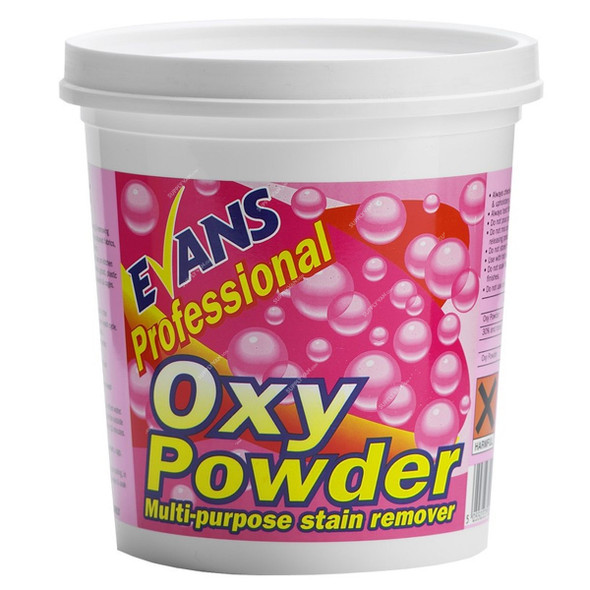 Evans Multi-Purpose Stain Remover, Oxy Powder, 1 Kg, 6 Pcs/Pack