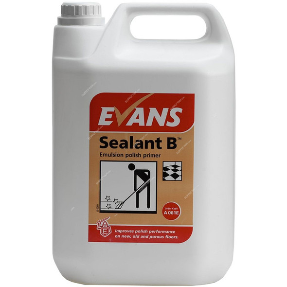 Evans Emulsion Polish Primer, Sealant B, 5 Ltrs, 2 Pcs/Pack