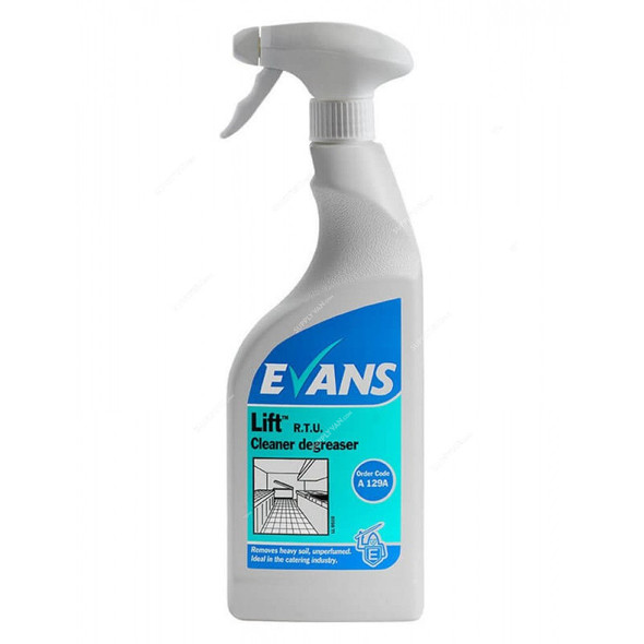 Evans Heavy Duty Cleaner and Degreaser, Lift, 750ML, 6 Pcs/Pack