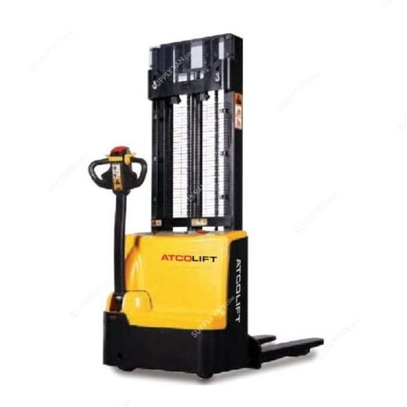 Atcolift Pedestrian Electric Stacker, ALWS15H, 3.5 Mtrs Lifting Height, 1500 Kg Weight Capacity