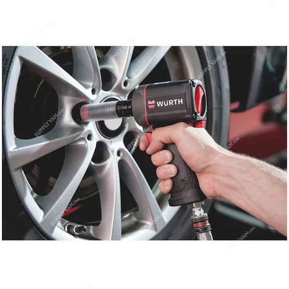 Wurth Impact Socket Wrench Set, 071413430, 1/2 Inch Drive, 3 Pcs/Set