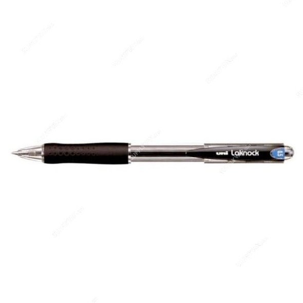 Uni-Ball Ballpoint Pen, SN-100, Laknock, 0.5MM Tip Size, Black, 12 Pcs/Pack