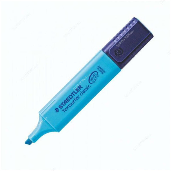 Staedtler Textsurfer Classic Highlighter, ST-364-03, 1.0-5.0MM Tip Size, Blue