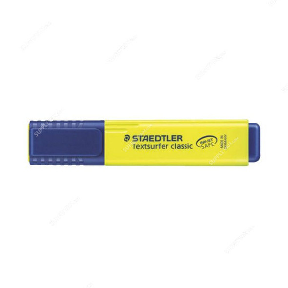 Staedtler Textsurfer Classic Highlighter, ST-364-01, 1.0-5.0MM Tip Size, Yellow