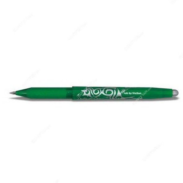 Pilot Erasable Roller Ball Pen, BLFR7, Frixion, 0.7MM Tip Size, Green