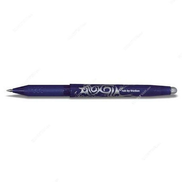 Pilot Erasable Roller Ball Pen, BLFR7, Frixion, 0.7MM Tip Size, Blue
