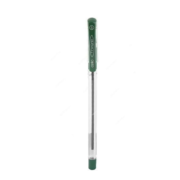 Cello Ball Pen, Finegrip, 0.7MM Tip Size, Green, 50 Pcs/Pack