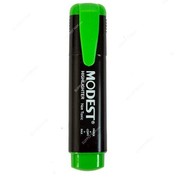 Modest Highlighter, MS-810-GN, 2-5MM Tip Size, Green