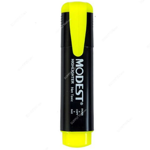 Modest Highlighter, MS-810-YE, 2-5MM Tip Size, Yellow