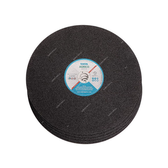 Tata Agrico Cutting Wheel, 143, 3MM Thk, 25.4MM Bore Dia, 355MM Dia, 5 Pcs/Pack