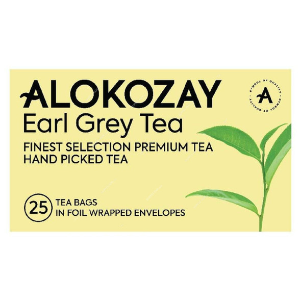 Alokozay Premium Earl Grey Tea Bag, 25 Pcs/Pack