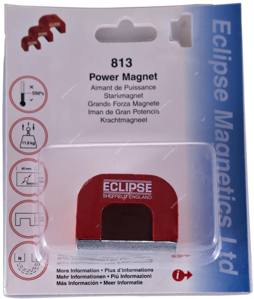 Eclipse Magnet, M813, Capacity 11.8Kg, Red