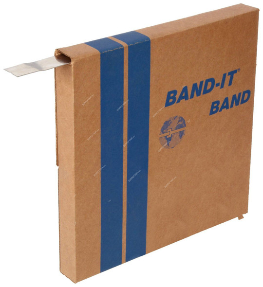 Band-It Band, C20299, Stainless Steel, 0.5MM Thk, 1/4 Inch Width x 30 Mtrs Length