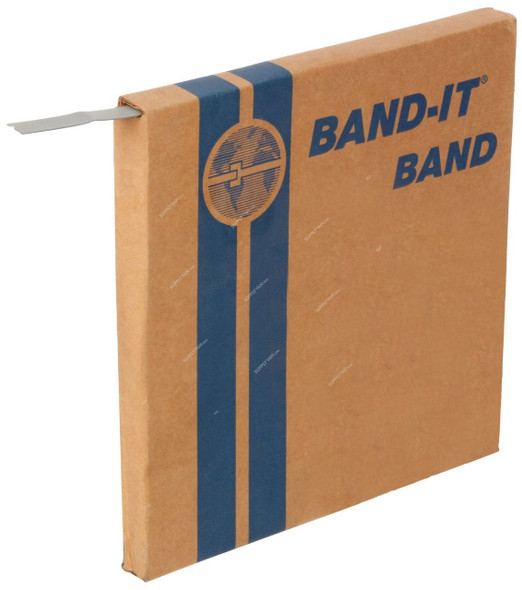 BAND-IT Band, C20499, Stainless Steel 201, 1/2 Inch  -    