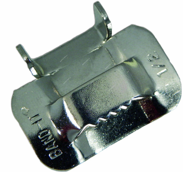 BAND-IT Ear-Lokt Buckle, C25499, Stainless Steel 201, 1/2 Inch  -    