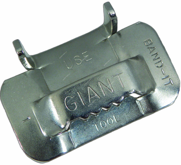 BAND-IT Ear-Lokt Buckle, G44199, Stainless Steel 201, 1 Inch, 25PCS