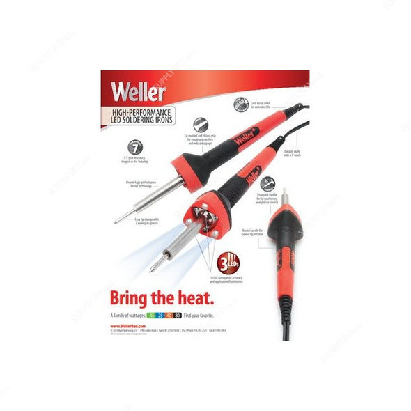 Weller Soldering Iron LED, SP15NUS, 15W, 220VAC