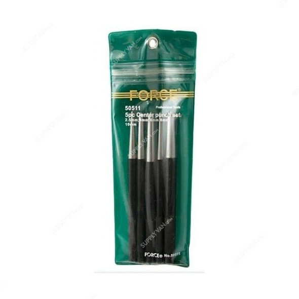 Force Center Punch Set, 50511, 5 Pcs