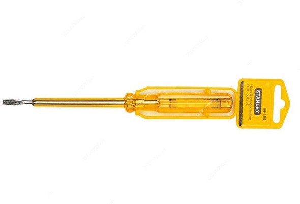 Stanley Voltage Testing Screwdriver, 66-120, 100-500VAC