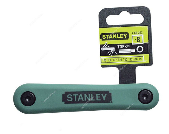 Stanley Male Torx Key Set, 4-69-263, 8 Pcs/Set