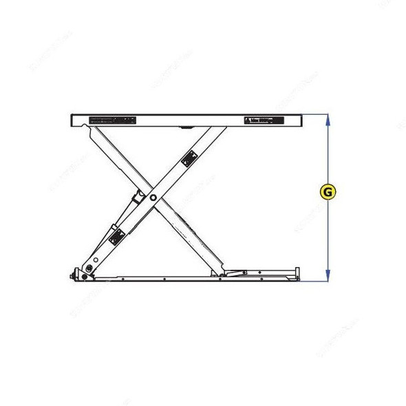 Loha-Ft U Shape Slim Scissor Lift Table, 1400 x 1200MM Platform Size, 2000 Kg Loading Capacity Loha-Ft U Shape Slim Scissor Lift Table, 1400 x 1200MM Platform Size, 2000 Kg Loading Capacity