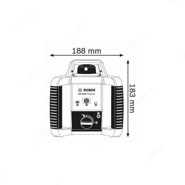 Bosch Rotation Lasers Professional, GRL-400-H, 20-400Mtrs