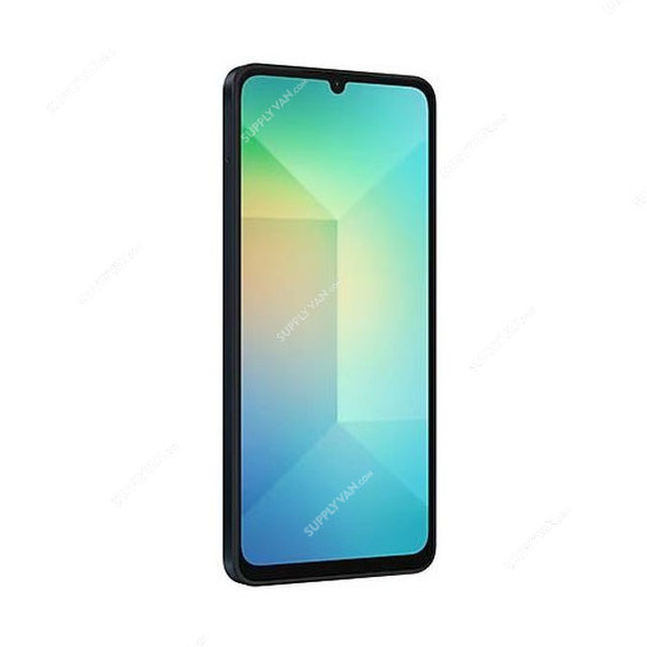 Samsung A06 Galaxy Smartphone, SM-A065FZKGMEA, 6.7 Inch Display Size, 4GB RAM, 128GB Storage, Black Samsung A06 Galaxy Smartphone, SM-A065FZKGMEA, 6.7 Inch Display Size, 4GB RAM, 128GB Storage, Black