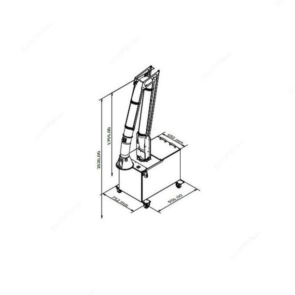 Worky Fume Extractor, 1.1kW, 400V, 1.5HP, 3P+T Worky Fume Extractor, 1.1kW, 400V, 1.5HP, 3P+T