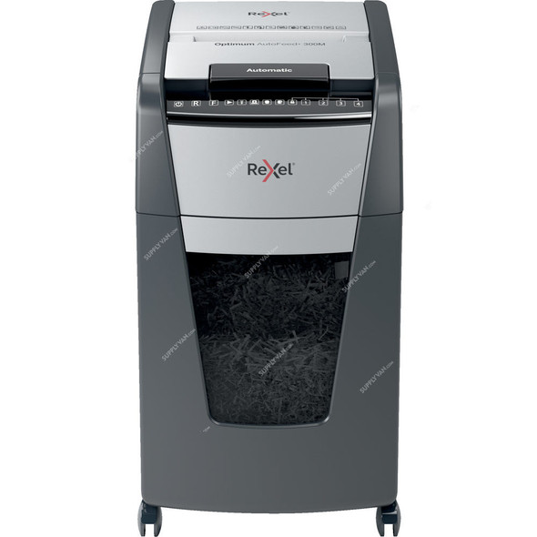 Rexel Autofeed Shredder, 2020300M, Micro Cut, 300 Sheets, 60 Ltrs Bin Capacity
