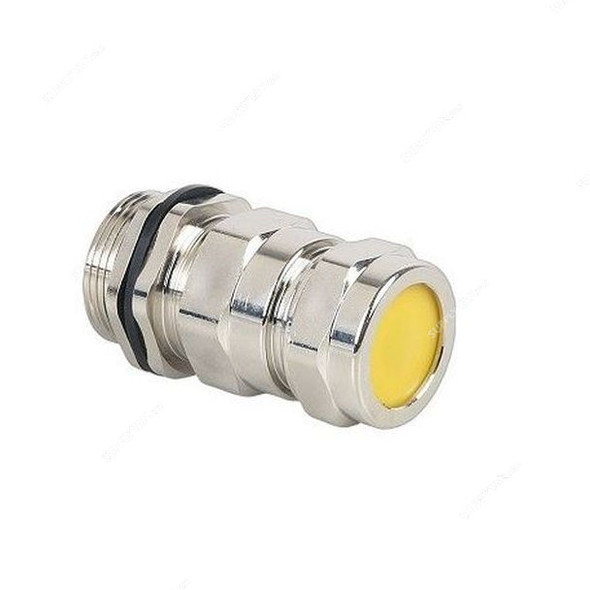 Warrior Explosion Proof Double Compression Cable Gland Set, Brass, IP68, M20 Thread Size, 5-20MM Wire Range