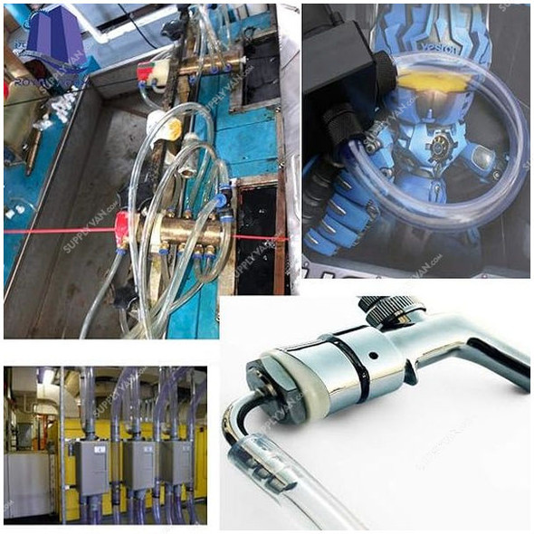 Royal Apex Flexible Pneumatic Hose, Polyurethane, 5MM Inner Dia x 8MM Outer Dia, 10 Mtrs Length, Clear