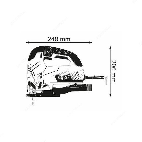 Bosch Professional Heavy Duty Jigsaw, GST-90-BE, 650W