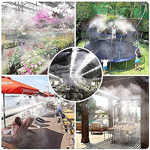 Outdoor Fan Mist Cooling System, Polyethylene/Polyurethane, 12 Mtrs Length