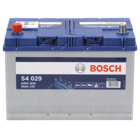 Bosch S4 029 Car Battery, 0092S40290, 115D31R, 12V, 95Ah, 830A