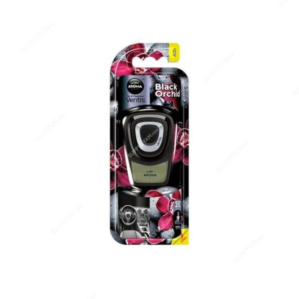 Aroma Ventis Liquid Car Air Freshener, Black Orchid, 8ML